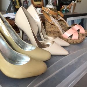 Three pairs of shoes for one price!